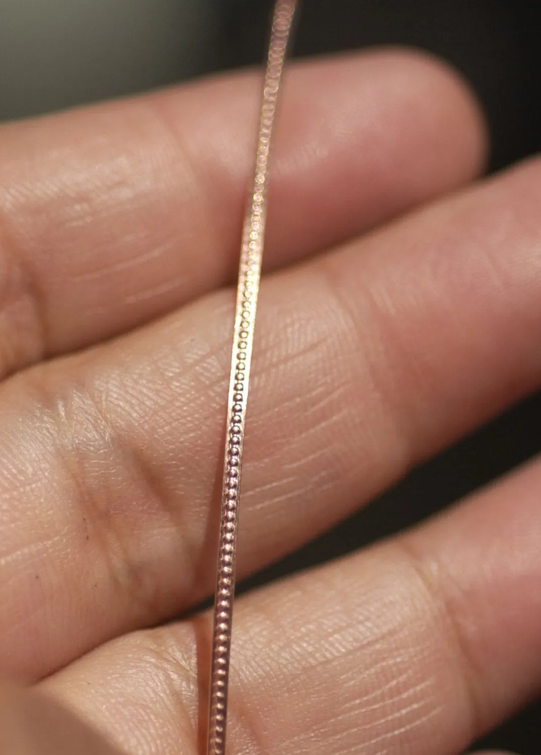 Wire Pattern Stock Shank 1.2mm Textured Metal Wire - Rings Bracelets Pendants Metalwork Variety Metals
