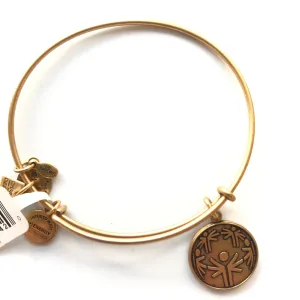 Women's Alex And Ani | Power of Unity Bangle Bracelet | Gold
