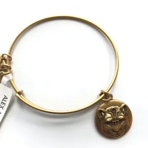 Women's Alex And Ani | Wild Heart Bangle Bracelet | Rafaelian Gold