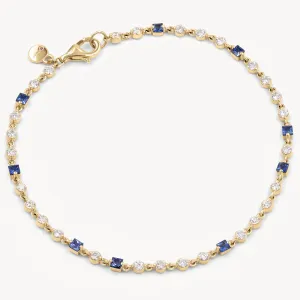 Wrapped in Sapphires and Diamonds Bracelet