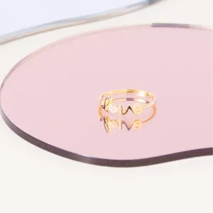 XOXO Diamond Pave Ring