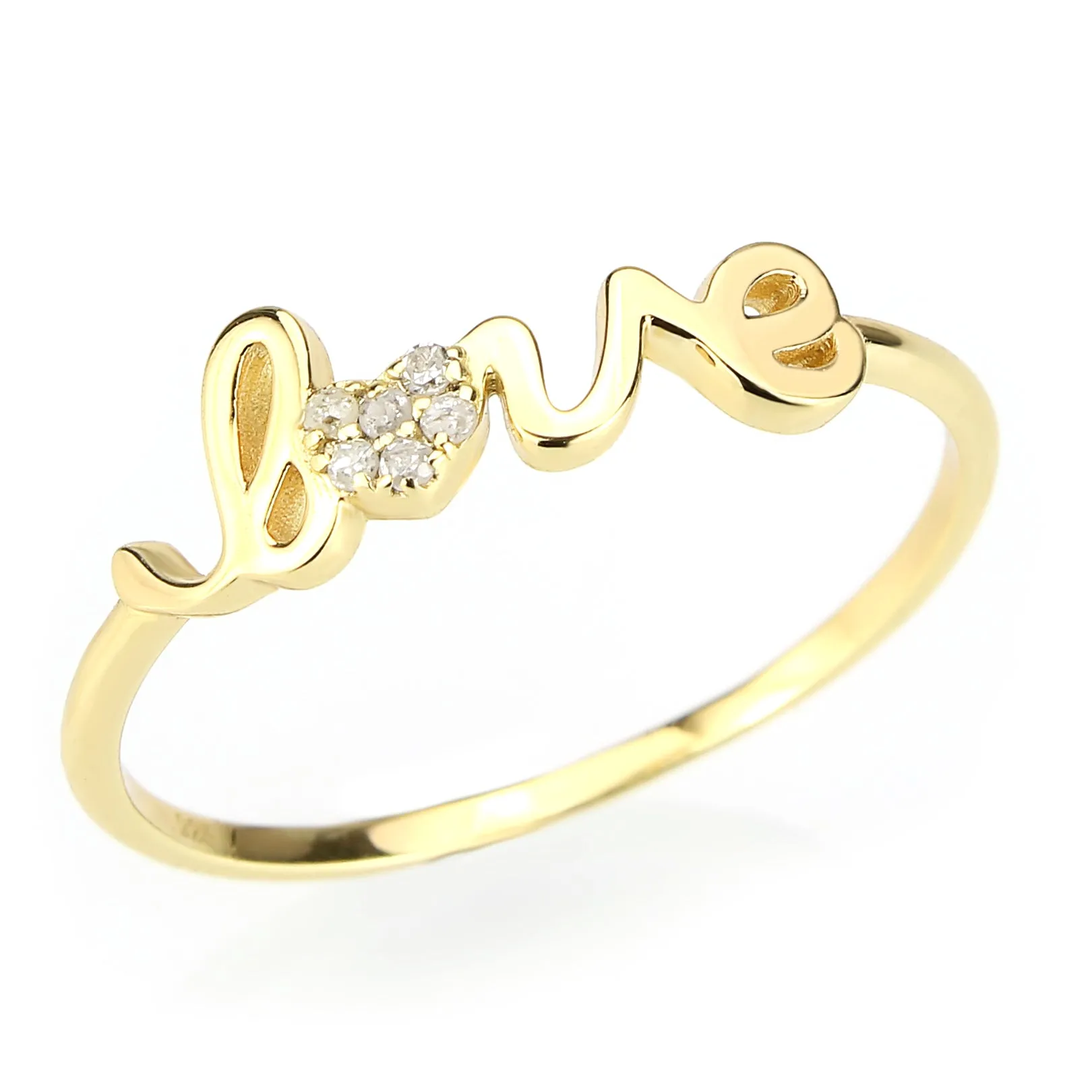 XOXO Diamond Pave Ring