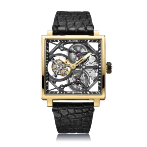 ZEROO T1 THE ARCHER FULL SKELETON TOURBILLONMANUAL TOURBILLON WATCH FOR GENTS - ZT002GBK