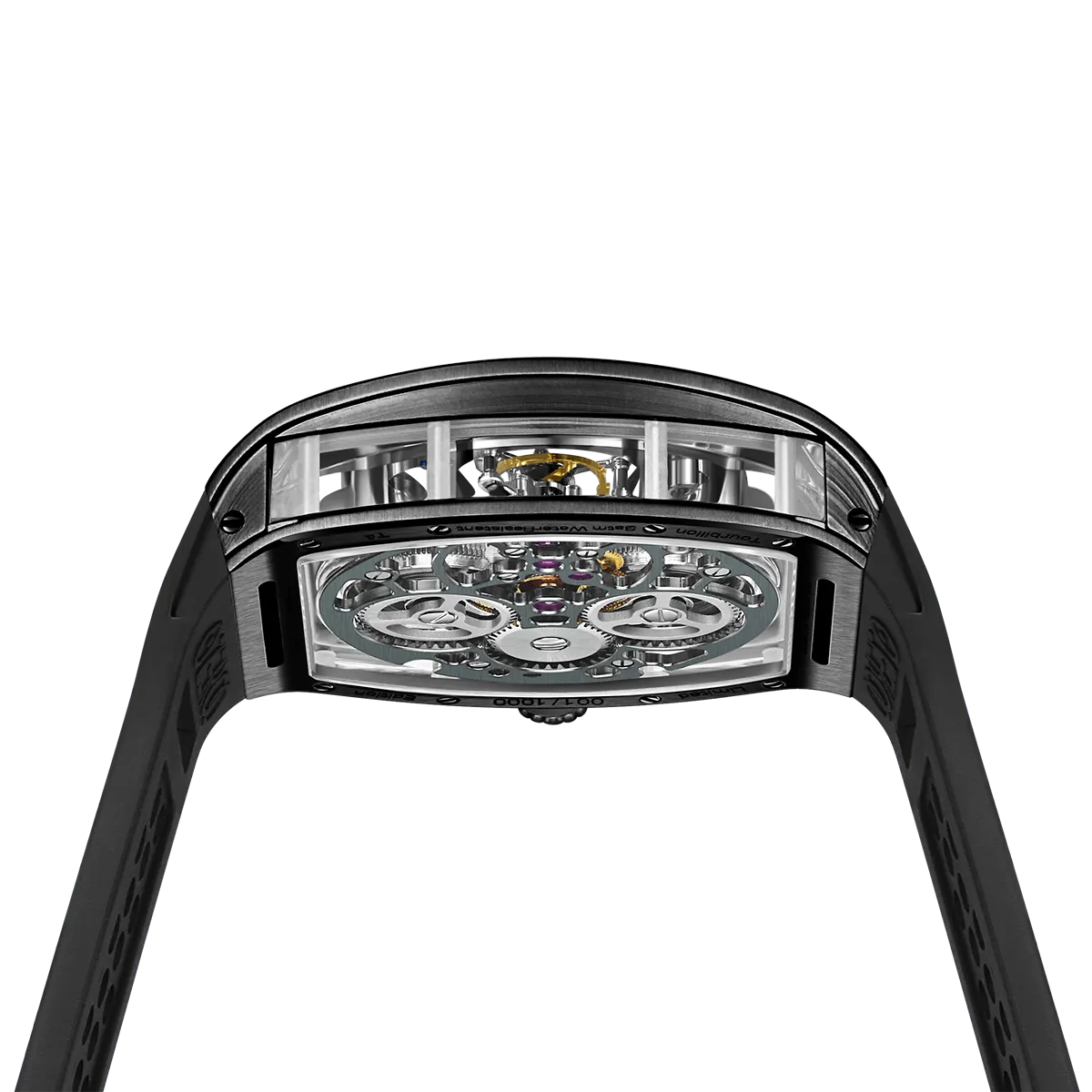 ZEROO T4 THE ARCHER FULL SKELETON TOURBILLONMANUAL TOURBILLON WATCH FOR GENTS - ZT004BBK