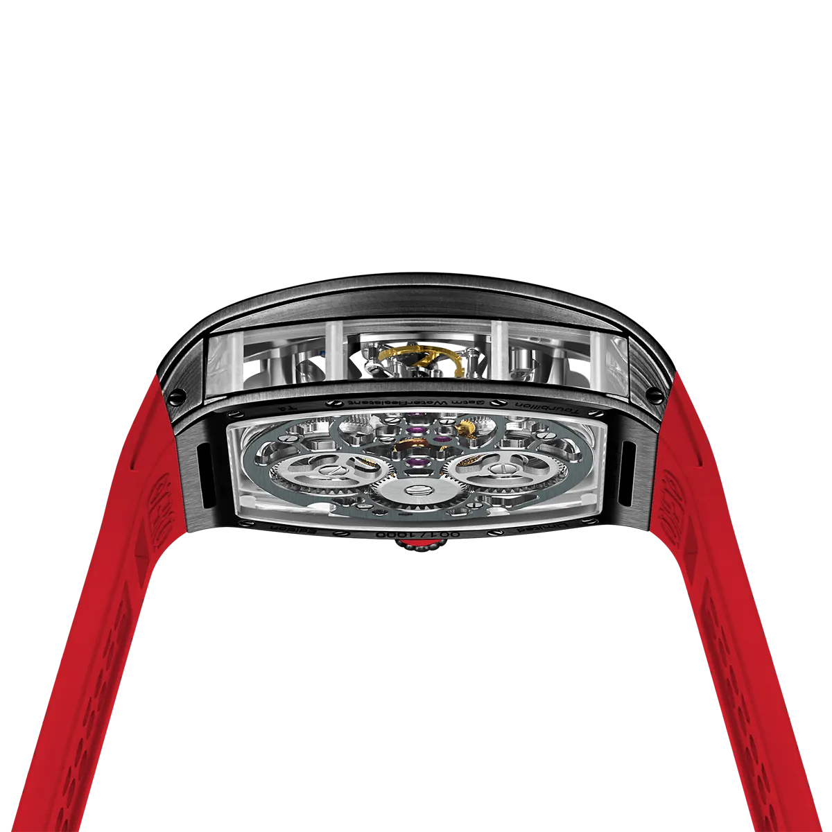 ZEROO T4 THE ARCHER FULL SKELETON TOURBILLONMANUAL TOURBILLON WATCH FOR GENTS - ZT004BRD