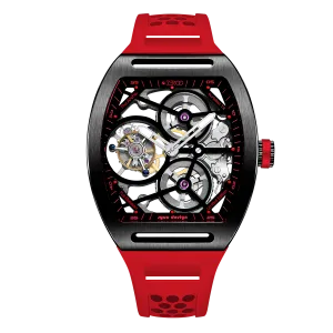 ZEROO T4 THE ARCHER FULL SKELETON TOURBILLONMANUAL TOURBILLON WATCH FOR GENTS - ZT004BRD