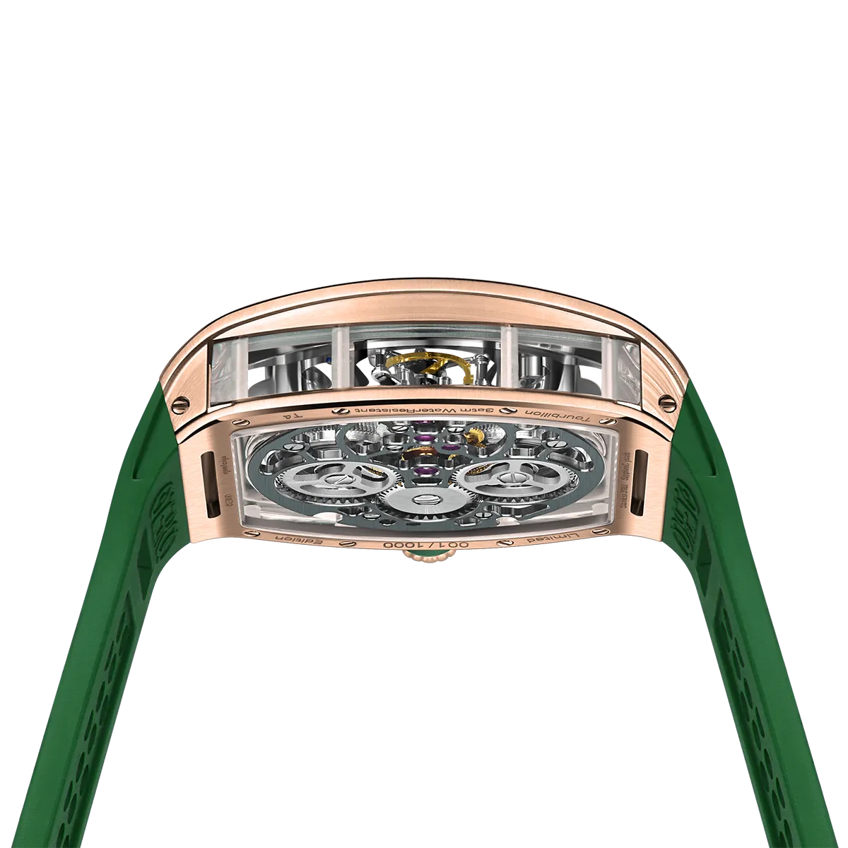 ZEROO T4 THE ARCHER FULL SKELETON TOURBILLONMANUAL TOURBILLON WATCH FOR GENTS - ZT004RGR