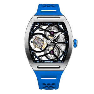 ZEROO T4 THE ARCHER FULL SKELETON TOURBILLONMANUAL TOURBILLON WATCH FOR GENTS - ZT004SLB