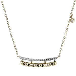 ZP1256-Y Pendant in 14k Gold with Diamonds